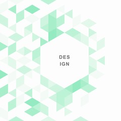 Obraz premium Abstract geometric technological background. Vector creative design.