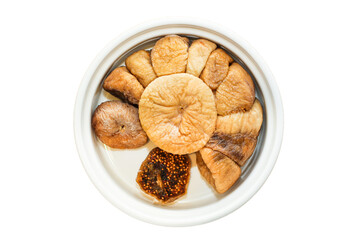dried figs fruit natural sweet dessert Menu concept serving size. food background top view copy space  diet organic 