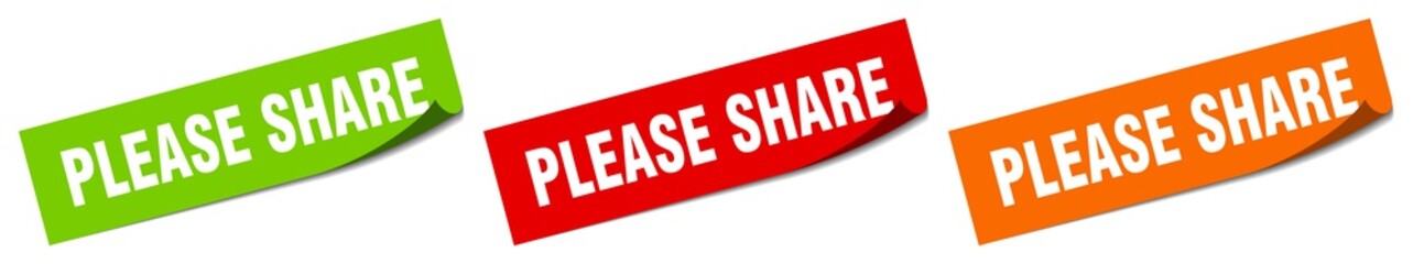 please share sticker. please share square isolated sign. please share label
