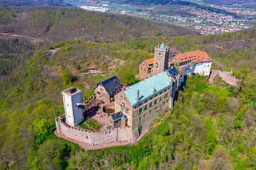 Wartburg aus der Luft | Drohnenaufnahmen von der Wartburg in Thüringen