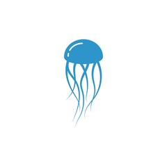 Naklejka premium Jellyfish logo
