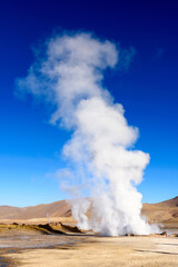 It's Geyser of the Atacama Desert in Chile