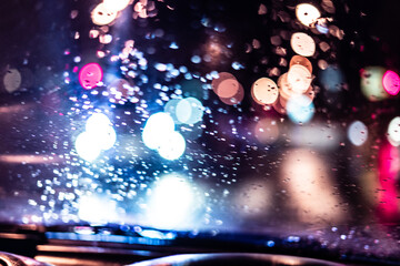 it's raining in the city