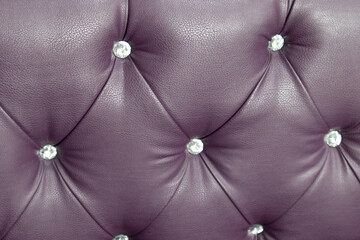 Purple leather sofa background for design. Leather Couch