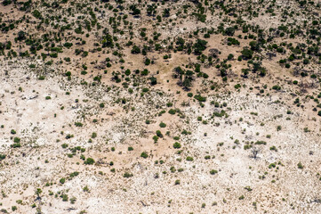 It's Beautiful aerial view of the Okavango Delta (Okavango Grassland), One of the Seven Natural Wonders of Africa, Botswana