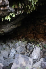 Grotte du mont Batur à Bali, Indonésie