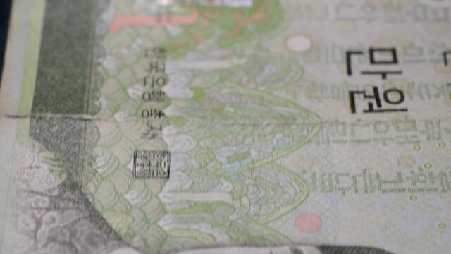 Closeup shot of korean money
Can be used for money related scenes
Portrait of King Sejong the Great