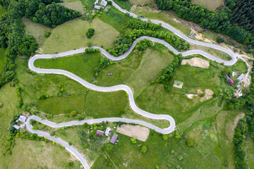 Country road at summer