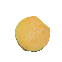 Fresh Turnip Swede isolated over white background.
