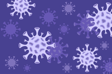 Illustrations concept coronavirus COVID-19. Vector flat illustration in modern style.