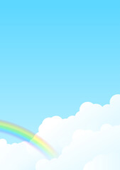 Fototapeta premium 空と虹