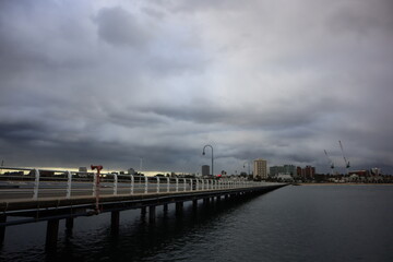 St Kilda beach pier in Melbourne Victoria Australia 