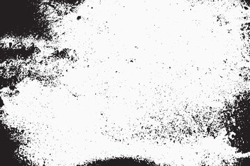 Grunge Texture Vector Illustration. Vintage Retro Template, Weathered Grained Distress Obsolete Crack Effect.