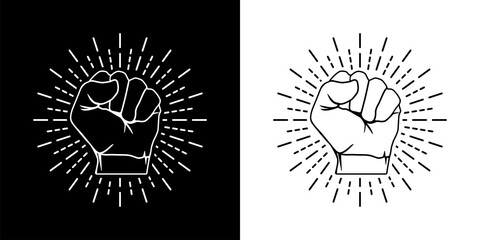 Black Lives Matter concept. Stop racism. Banner, poster with text inscription. Vector