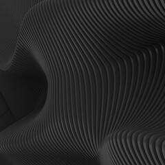 Abstract dark background.  Parametric wall.