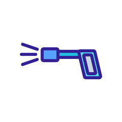 pressure washer gun icon vector. pressure washer gun sign. color symbol illustration