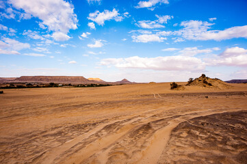 It's Beautiful nature of the Bahariya Oasis in Egypt