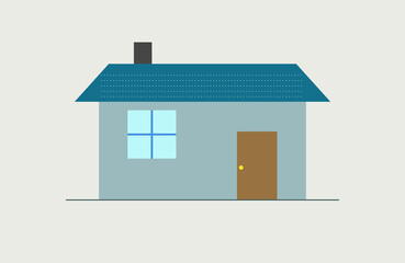 Vector illustration of a simple house.