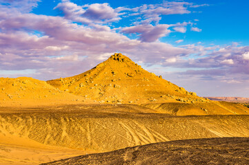 It's Rock near the Bahariya Oasis in the Sahara Desert in Egypt