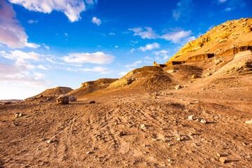 It's Rock near the Bahariya Oasis in the Sahara Desert in Egypt