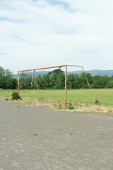 Empty playground in the park.