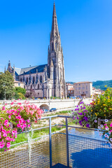 Cathédrale de Saint-Affrique, Aveyron, Occitanie, France 