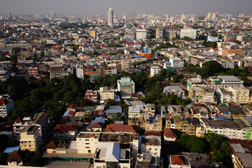 Obraz premium aerial view of the city