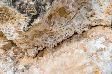 It's Quartz structure of the Crystal Mountain between the Bahariya and Farafra Oasis in Egypt