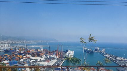 view of the port 