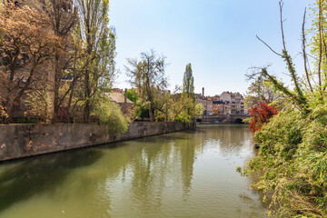 Metz, France, view from Moyen bridge