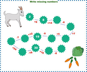 Math educational games for children.