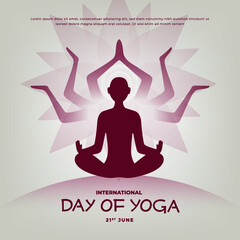 Lotus World Yoga Day Template