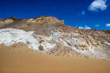 It's Amazing rock formations in the Western White desert of Egypt.