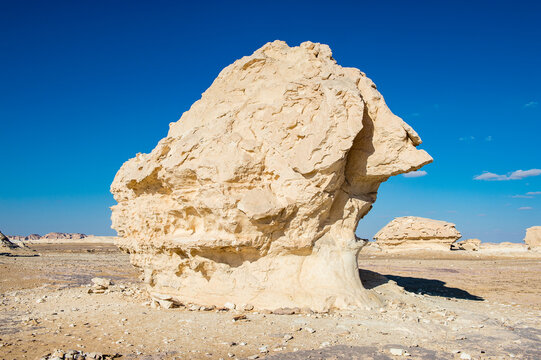 It's Mushroom rock formations at the Western White Desert of Egypt