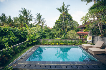 Swimming pool and entertaining area