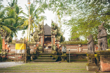 Balinese Hindu temple in Bali, Indonesia