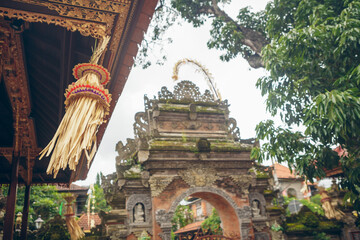 Puri Saren Agung, The Rotal Palace in Ubud, Bali, Indonesia.