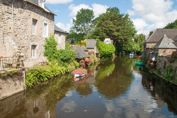 Fototapeta na wymiar Charming towns in French Brittany