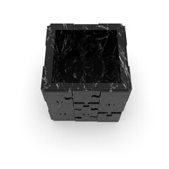 3d image of flower pot puzzle square 00007