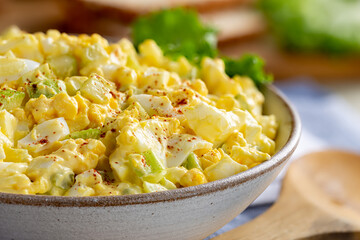 Bowl of Tasty Egg Salad