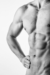 Fototapeta premium Torso y abdominales