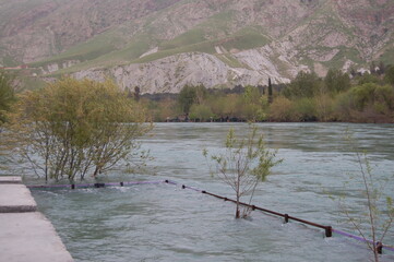 Mountains in Kurdistan Region Iraq near Sulaimaniyah Sulimani Erbil Hawraman Dokan Lake