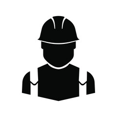 vector illustration of a construction worker