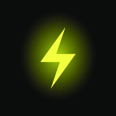 Power Icon, Lightning Power Icon