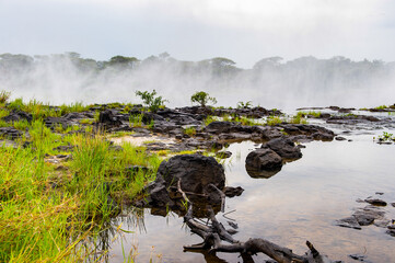 It's Nature of the Zambezi river and Livingstone Island, named after the Scottish explorer David...