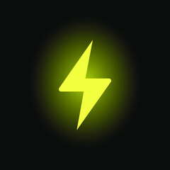 Power Icon, Lightning Power Icon