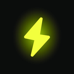 Power Icon, Lightning Power Icon