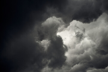 Obraz premium Dramatic sky with stormy clouds