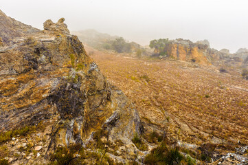It's Landscape of the rocks in Madagascar