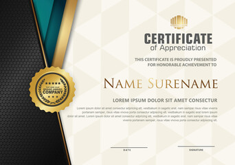 certificate template with luxury pattern,diploma,Vector illustration